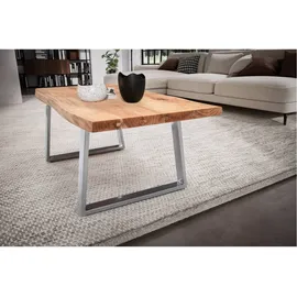 Roller Couchtisch Akazie 120 x 60 x 46 cm