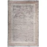 OBSESSION | Teppich Adnan grau Viskose 340x240x1 cm | NADUVI