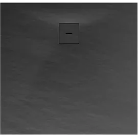 Schulte Duschwanne Steinstruktur 90 x 90 cm anthrazit