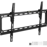 Tectake tectake® TV Wandhalterung für 32 - 100 Zoll (81 - 254 cm) neigbar und stufenlos breitenverstellbar, bis 70kg