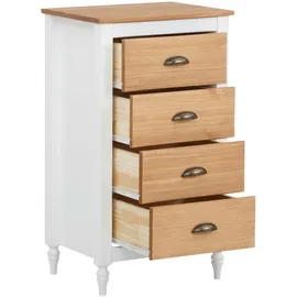 dorel home furnishings Kommode Rini 45 x 80 x 35 cm Weiß