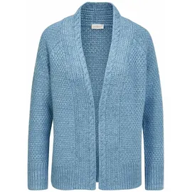 GOLDNER Elegante Grobstrickjacke blau 19