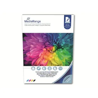 MediaRange Fotopapier MRINK116 DIN A4 matt 105 g/qm 100 Blatt