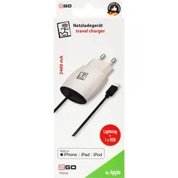 ACV Netz-Ladegerät 100V-240V-MFI zert.-2.4A-schwarz