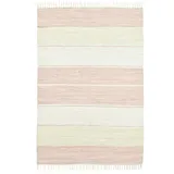 Theko Fleckerlteppich, Beige, Textil, Gestreift, Rechteckig, 160x230 cm, für Fußbodenheizung geeignet, Teppiche & Böden, Teppiche, Moderne Teppiche