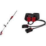 Einhell Akku-Teleskop-Heckenschere GE-HH 18/45 Li T-Solo Power X-Change (Li-Ion, 18 V, 45 cm Schwertlänge, Messer aus diamantgeschliffenem Stahl, ohne Akku und Ladegerät, inkl. Akku-Gürtel)