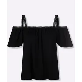 Heine Shirt Schwarz 44