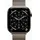 Apple Watch Series 11 GPS + Cellular 46mm Titan Natural Milanese Loop Natural S/M