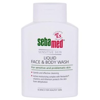 Sebamed Sensitive Skin Liquid Face & Body Wash 200