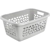 KEEEPER Wäschekorb Luftdurchlässiges Dekor, 52 l, Jost, Nordic Grey