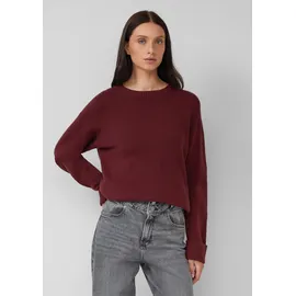s.Oliver Strickpullover mit Ärmelaufschlag Rot 40