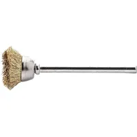 Lessmann Miniatur-Topfbürste Messingdraht 0,10 mm, Bürsten-⌀ 18 mm