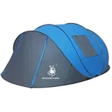 Pop-Up Wurfzelt Automatisch Wasserdicht Camping Zelt Ultraleicht 4 Jahreszeiten