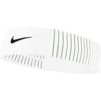 Nike, Unisex, Stirnband, Stirnband Dri-Fit Reveal weiß N0002284114OS, Weiss