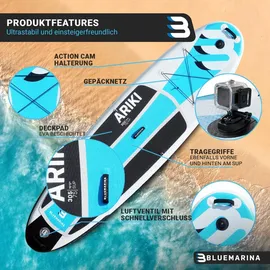 BLUEMARINA SUP Board Ariki 305 x 76 x 13,5 cm Bunt