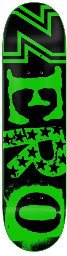 Zero Skateboard Deck Team Legacy Ransom Green 8,50