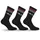Fila Socken 3er Pack Schwarz 35-38