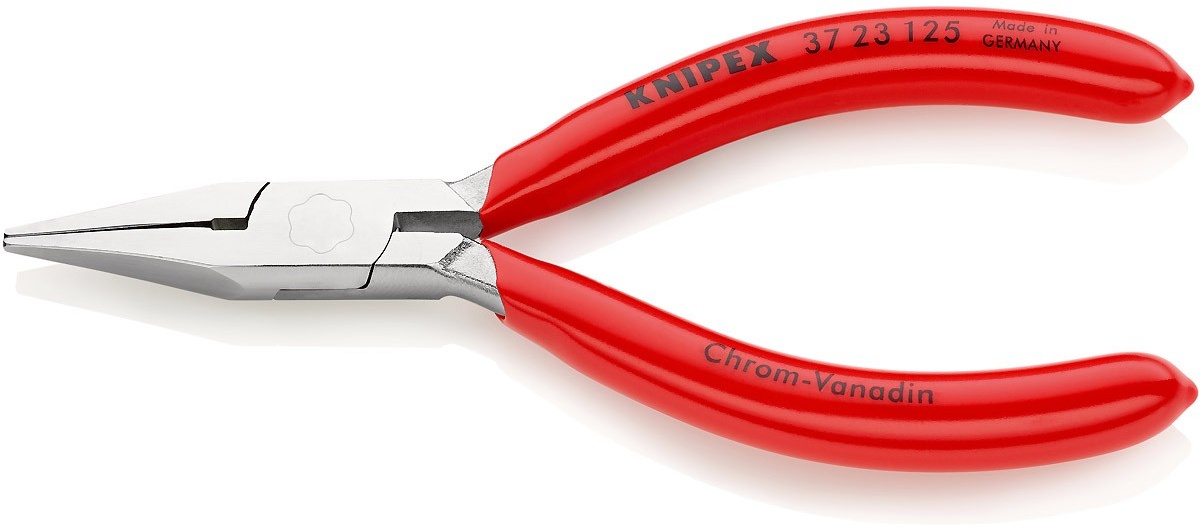 KNIPEX Greifzange für Feinmechanik verchromt flache, spitze Backen - 3723125