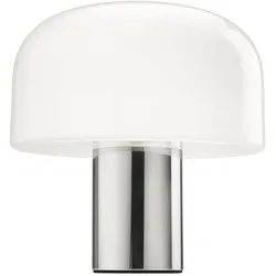 Flos - Bellhop Glass Tischleuchte, bright aluminium