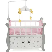 Bayer Chic 2000 Bayer Chic Puppenbett mit Mobile Stars grau