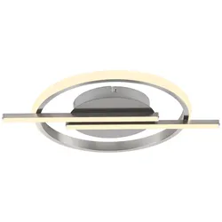 LED Deckenleuchte silber Simply Dimm Technik Memoryfunktion