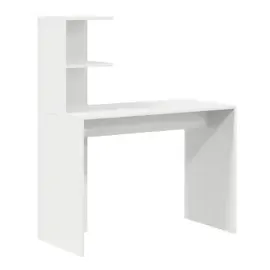 vidaXL Schreibtisch mit Stauraum Weiß