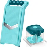 Genius Nicer Dicer Chef Professional Verstellbarer Gemüsehobel | Set 2-tlg. - V-Klinge