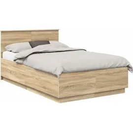 vidaXL Moderner Bettrahmen 120 x 200 cm Braun