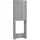 vidaXL Waschmaschinenschrank 64 x 25,5 x 190 cm Grau Holz