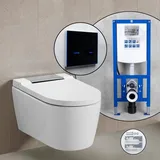 Geberit AquaClean Sela Komplett-SET Dusch-WC mit neeos Vorwandelement,, 146220211+16746BM#SET,