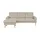 Sofa.de Ecksofa beidseitig stellbar Cristy ¦ creme ¦ Maße (cm): B: 211 H: 88 T: 139.0