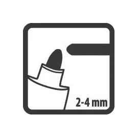 PICA-MARKER Lack-/Industriemarker 2-4mm, Rundspitze (524/46)