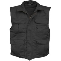 Mil-Tec Ranger Weste Schwarz, 6XL