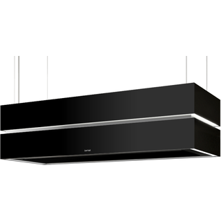berbel Deckenlifthaube Skyline Edge Base BIH 100 SKE-B 1050532 Glas Mattschwarz inkl. 7-Jahre Garantie