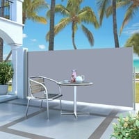 vidaXL Ausziehbare Seitenmarkise 140 x 300 cm creme 45354