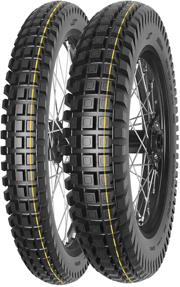 Mitas Enduro Hybrid Super 51p Tl M+s Yellow Offroad-reifen - Black - 80 / 100 - 21