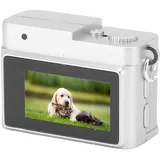 Plyisty Schlüsselbundkamera, Taschenkamera in LED Light 64 GB für Schulreisen Eingebaut (White)