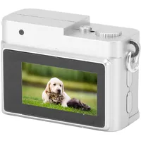 Plyisty Schlüsselbundkamera, Taschenkamera in LED Light 64 GB für Schulreisen Eingebaut (White)