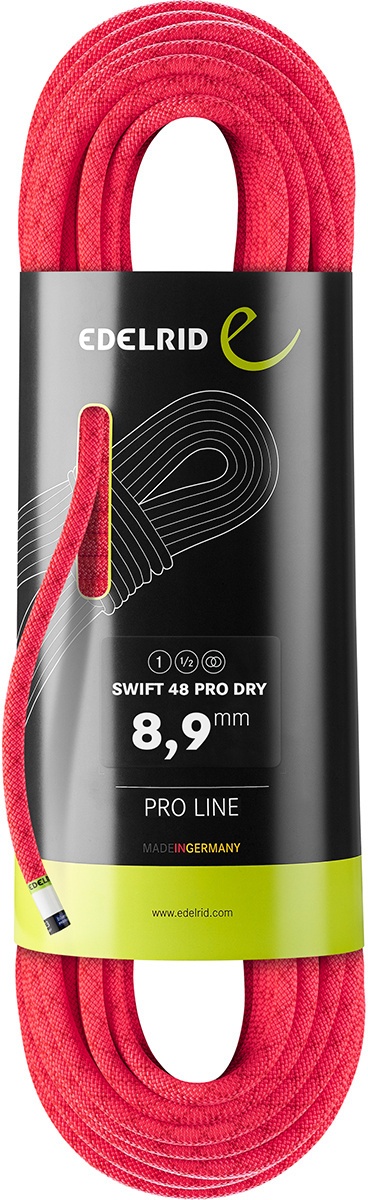 Edelrid Swift 48 Pro Dry 8.9 Kletterseil (Größe 70M, pink)