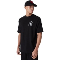 New Era New York Yankees Black MLB League Essentials Oversized T- Shirt - L