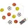 Out of the Blue Lichterkette Sportbälle LED 2 m Bunt