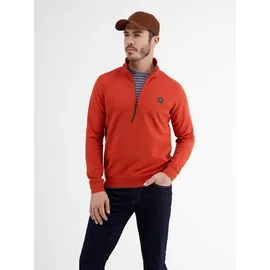 Lerros Sweat-Troyer in Strukturqualität - Lava Red - S