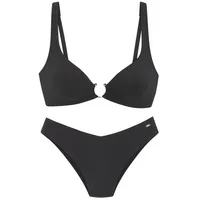French Connection Triangel-Bikini Damen Schwarz 34 Cup A/B