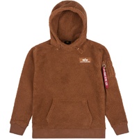 Alpha Industries Teddy Hoody Kapuzensweat für Herren Camel