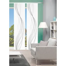 VISION S 55333, 2er-Set, Heights, halbtransparent, 260x60, cm, grau,