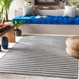 Surya Outdoor Teppich wetterfest, Valencia - In und Outdoor Teppich für Balkon, Terrasse, Garten, Küche - Outdoor Teppich Boho Style, Teppich für draußen - Teppich Grey,160x220cm