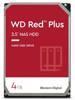 WD Red Plus WD40EFPX NAS HDD - 4 TB 5400 rpm 256 MB 3,5 Zoll SATA 6 Gbit/s CMR