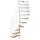 Minka Spindeltreppe Metallica Smart 38 305,5 cm Holz/PVC/Stahl