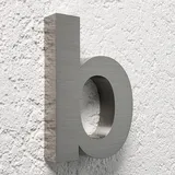 Longlife LED 3D Hausnummer b Edelstahl V2A unbeleuchtet Arial