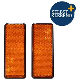 Frei ANHGR 36503 - Anhänger - Reflektor, eckig, orange, 2er-Set